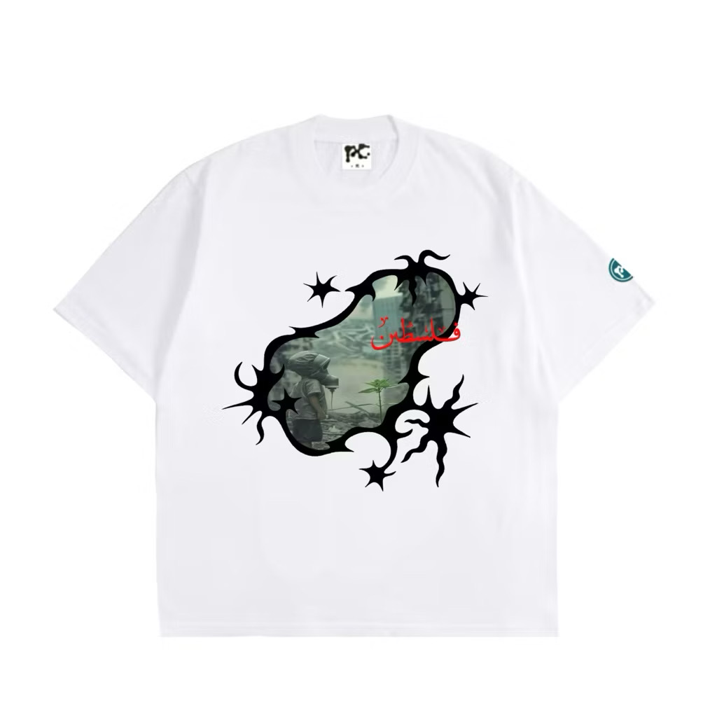 AGAIN RESTRAINT TEES BLACK AGAIN RESTRAINT TEES WHITE