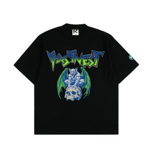 POSTWEST TEES BLACK