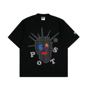 POST DE LA TEES BLACK