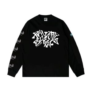 PAINTED SURFACE LONGSLEEVE BLACK