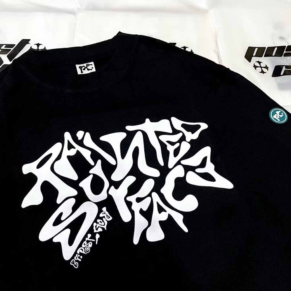 PAINTED SURFACE LONGSLEEVE BLACK